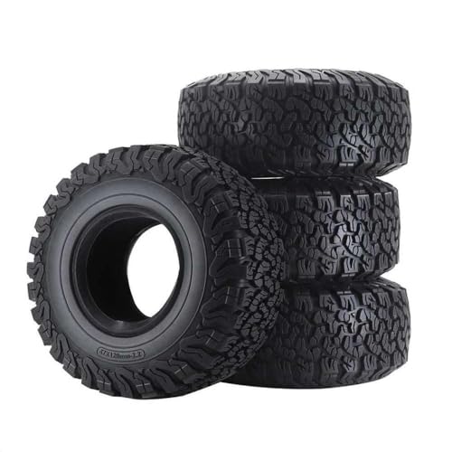 BritBolt 2,2-Zoll-120-mm-Gummireifen für 1/10 RC-Crawler-Auto mit 1/10-Skala, kompatibel mit II 90046 TRX6 TF2 und ähnliche Modellfahrzeuge von BritBolt