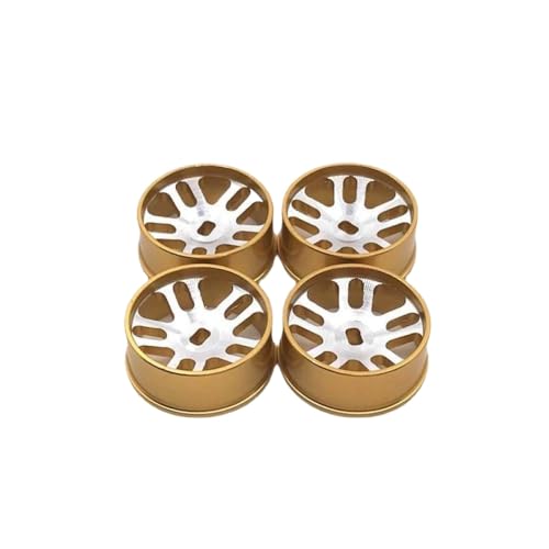 BritBolt 20 mm Metallrad -Upgrade -Teile kompatibel mit 284131 K969 K979 K989 K999 P929 P939 IW04M Q Z RC -Auto -Modelle Ersatzzubehör Zubehör(Yellow) von BritBolt
