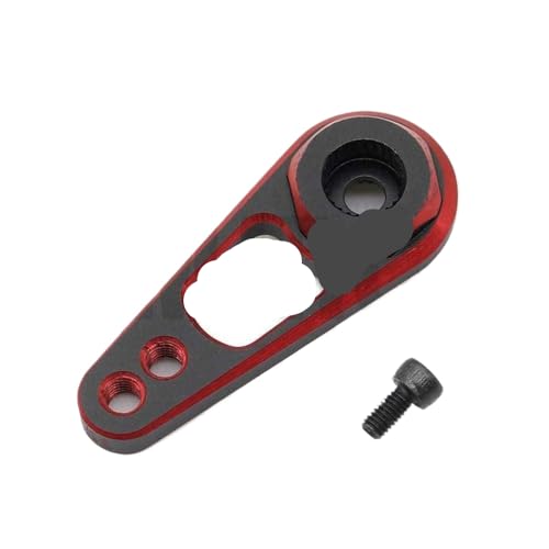 BritBolt 25t Servoarm für 1 10 RC Crawler Car kompatibel mit 6 Kanalmodellen 7075 Anode Hohllichthandwerksleuerteil(Burgundy) von BritBolt