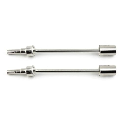 BritBolt 2pcs 4pcs Stahlantriebs- und Antriebscup-Upgrade-Teile, die mit 2,0 VXL 86086-4 1 10 RC-Autozubehör im Maßstab kompatibel sind(2pcs Silver) von BritBolt