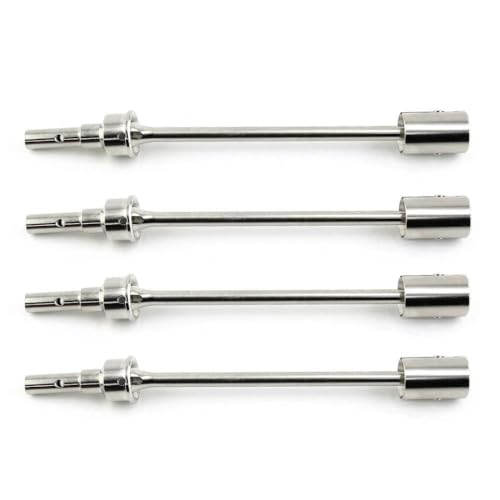 BritBolt 2pcs 4pcs Stahlantriebs- und Antriebscup-Upgrade-Teile, die mit 2,0 VXL 86086-4 1 10 RC-Autozubehör im Maßstab kompatibel sind(4pcs Silver) von BritBolt