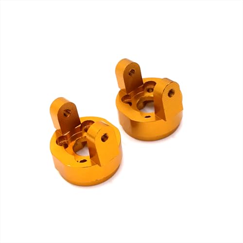 BritBolt 2pcs Metall C-förmige Sitzteile Aluminium RC-Autozubehör kompatibel mit YK4102 YK4103 YK4082 Fernbedienungsfahrzeuge(Yellow) von BritBolt