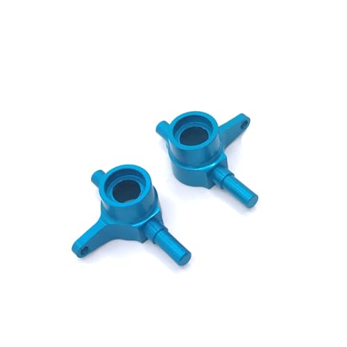BritBolt 2pcs Metall Frontlenker Lenkbecher -Upgrade -Teile mit 1 28 -Skala -RC -Autos für Q Racing Drift Fernbedienung Fahrzeuge kompatibel(Blue) von BritBolt