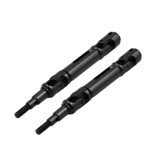 BritBolt 2pcs Metallantriebswellenantriebswellen -Upgrade -Teile für 1 14 -Skala -RC -Autozubehör kompatibel mit 14209 14210 Modellen(Black) von BritBolt
