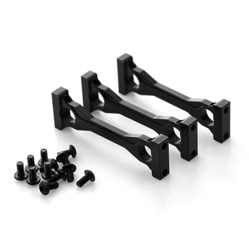 BritBolt 3pcs Metall -Chassis -Mount -Upgrade -Teile für 1 14 -Skala -RC -Anhängerautos, die mit verschiedenen Modellen kompatibel sind(Black) von BritBolt