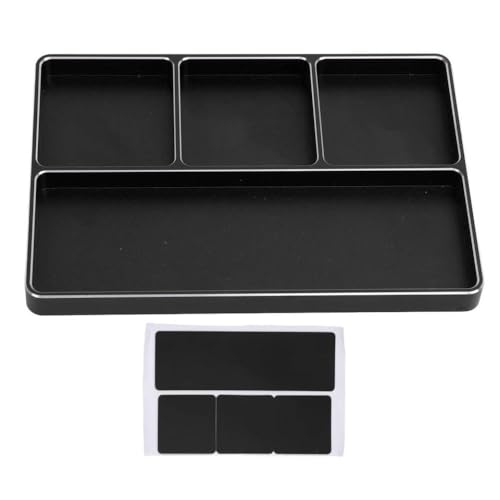 BritBolt 4 Gitter -Aluminiumschraubenschale mit Magnetpad für 1/10 1/8 RC -Modelle mit RC -Autos und Flugzeugen kompatibel(Black) von BritBolt