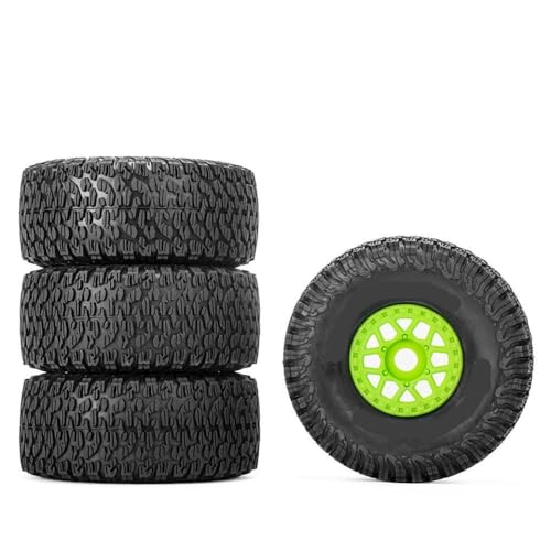 BritBolt 4PCS Offroad-Reifenräder 135x59 mm mit 17-mm(Type A Green) von BritBolt