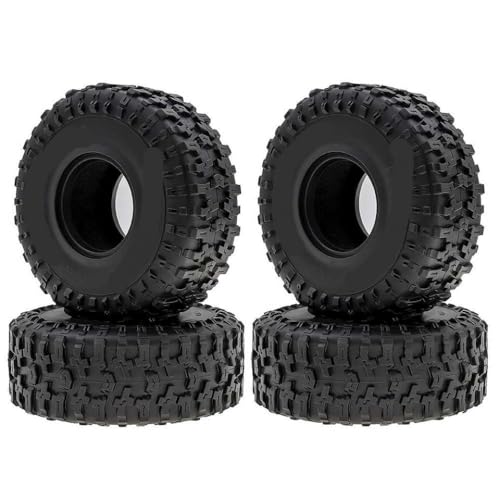 BritBolt 4pcs 1,9 -Zoll -Gummireifen 116 x 45 mm Rad kompatibel mit 1 10 -Skala -RC -Crawler -Auto und ähnlichen Modellen von BritBolt