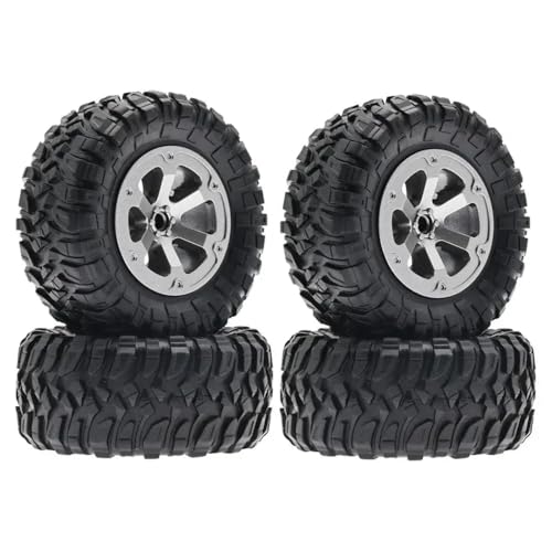 BritBolt 4pcs 73mm Reifenradreifen kompatibel mit Mn Mn98 Mn99s C14 C24 C24-1 C34 C54 B14 B24 B16 B36 FAYEE FY002 FY003 Fits Verschiedene RC-Automodelle Upgrade Ersatzteile von BritBolt