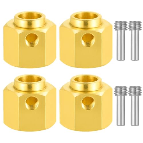 BritBolt 4pcs Messing 12mm Rad Sechskantantriebsadapter erweitert 5 6 7 8 9 10 11 12 15 20 mm für 1 10 Skala RC Crawler Car Teile kompatibel mit verschiedenen Modellen(11mm) von BritBolt