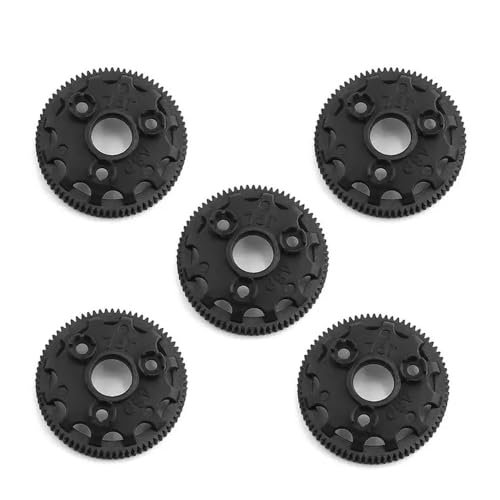 BritBolt 5PCS 76T 83T 86T 90T 48p Spurgetriebe 4676 4683 4686 4690 kompatibel mit 2WD -Stadion -Modellen Upgrade -Ersatzteile aufbauen(5pcs 76T) von BritBolt