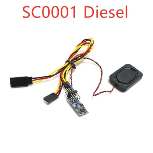 BritBolt 5V Dieselmotor -Sound USB -Einheit kompatibel mit 1/18 1/24 1/28 1/35 RC -Autos wie Orlandoo OH35P01 Q64 Q65 -Modelle(SC0001 Diesel) von BritBolt