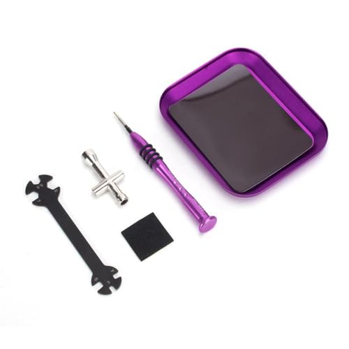 BritBolt 6 in 1 RC -Autowerkzeugen mit Einer Schraubverletzung und kleinem Schraubendreher für FMS -RC -Modell -Wartungswartungswartung kompatibel mit RC -Flugzeugboot und Autos(Purple) von BritBolt