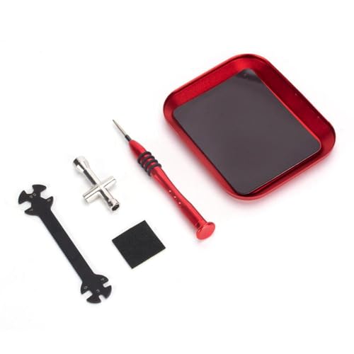 BritBolt 6 in 1 RC -Autowerkzeugen mit Einer Schraubverletzung und kleinem Schraubendreher für FMS -RC -Modell -Wartungswartungswartung kompatibel mit RC -Flugzeugboot und Autos(Red) von BritBolt