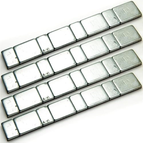 BritBolt 60g Stick-On-Rad-Balancer-Gewichte mit Klebeband 13,5 cm Länge für 1/10 Skala RC Crawler-Autoreifen kompatibel mit verschiedenen Offroad-Fahrzeugmodellen(4PCS) von BritBolt