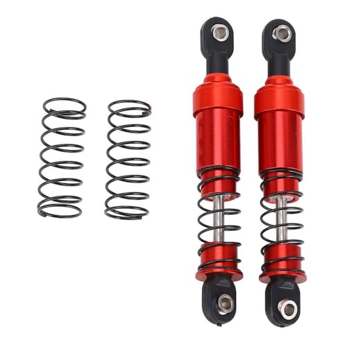 BritBolt 75 mm Leichter wasserdichtes Aluminium -RC -Autoöl -Stoßdämpfer mit 1 10 -Skala -RC -Autos kompatibel(Rouge) von BritBolt