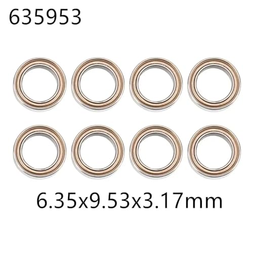 BritBolt 8PCS -Lager 635953 793127 901 901A 903 903A 905 905A Ersatzteile Upgrade -Zubehör für 1 12 -Skala -RC -Car -Modelle, die mit verschiedenen Marken kompatibel sind(635953) von BritBolt