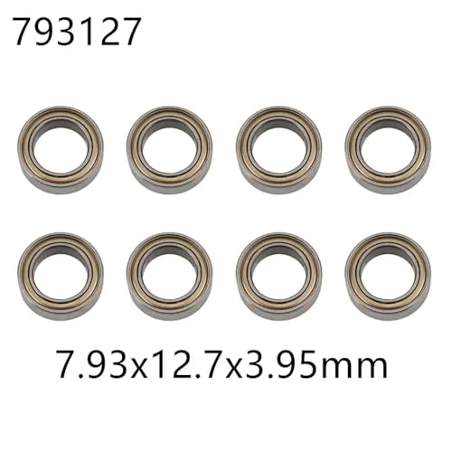 BritBolt 8PCS -Lager 635953 793127 901 901A 903 903A 905 905A Ersatzteile Upgrade -Zubehör für 1 12 -Skala -RC -Car -Modelle, die mit verschiedenen Marken kompatibel sind(793127) von BritBolt