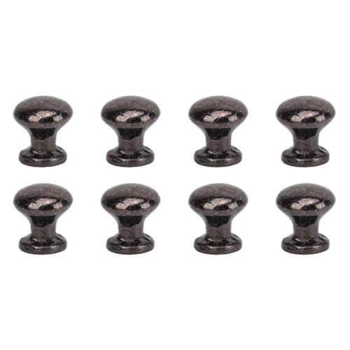 BritBolt 8pcs 1 12 Skala Miniatur Round Head Pullgriff(Black) von BritBolt