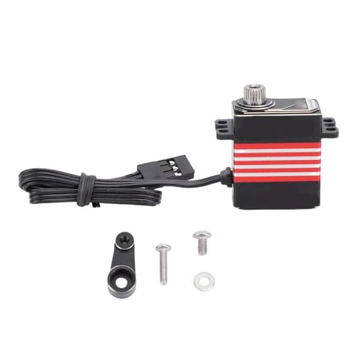 BritBolt 9 kg RC Digitales Servo mit ARM IP66 wasserdichte Metallausrüstungs -Servo -Ersatzteil kompatibel mit 1 18 -Skala -Crawler -Autos und ähnlichen Modellen(Orange) von BritBolt