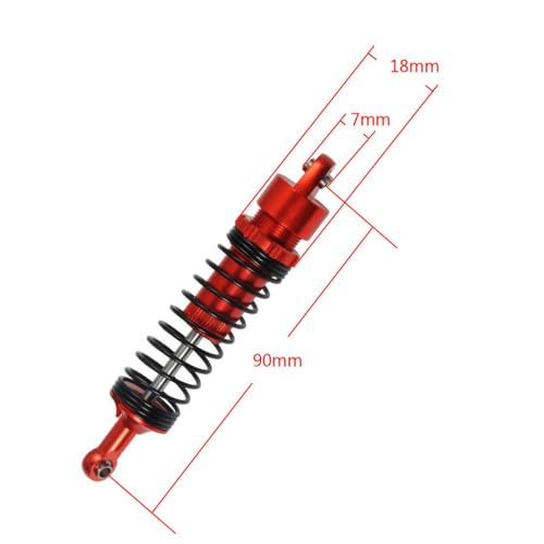 BritBolt 90 mm 100 mm 110 mm 120 mm Metallschockdämpfer für 1 10 Skala RC Crawler Car kompatibel mit CC01 Wraith TRX6 -Modellen(90mm 1PCS) von BritBolt