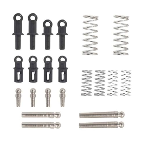 BritBolt A86 LD1801 LD1802 LD1803 LD1804 A01 A02 Vorder- und Heck -Stoßdämpfer -Dämpfer -Upgrade -Teile für 1 18 -Skala -RC -Autos, die mit verschiedenen Modellen kompatibel sind von BritBolt