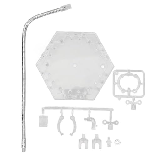 BritBolt ABS -Aktion Figure Ständer Edelstahl Basisanzeigehalter kompatibel mit 6 -Zoll -Puppen -Aktionszahlen(White) von BritBolt
