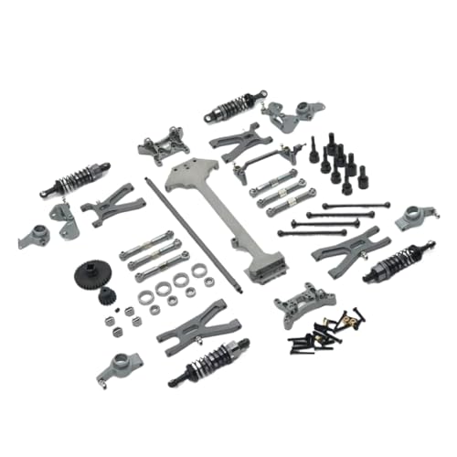 BritBolt Aluminium -Frontachse -Montage -Kit für 1 18 -Skala -RC -Autos kompatibel mit 959B 969B 979B A959 A969 A979 Modelle(YCT527) von BritBolt