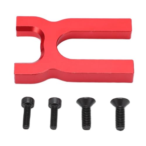 BritBolt Aluminium -RC -Motorhalterhalter für 1/7 Mojave V4 6s kompatibel mit RC -Automotorenteilen(Red) von BritBolt