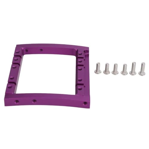 BritBolt Aluminium -Servo -Montagehalterung für 1 10 RC -Crawler mit Stabiler Struktur und stilvoller Look -Stoßfänger -Mount, kompatibel mit gemeinsamen RC -Modellen(Purple) von BritBolt