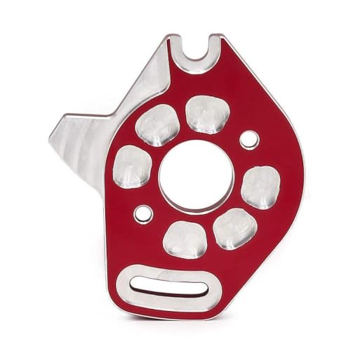 BritBolt Aluminiummotorplatte 6890X 6890R kompatibel mit 4x4 VXL 4WD VXL RC -Auto -Upgrade -Zubehör für 1 10 Skala Off -Straße Fahrzeug(Red) von BritBolt