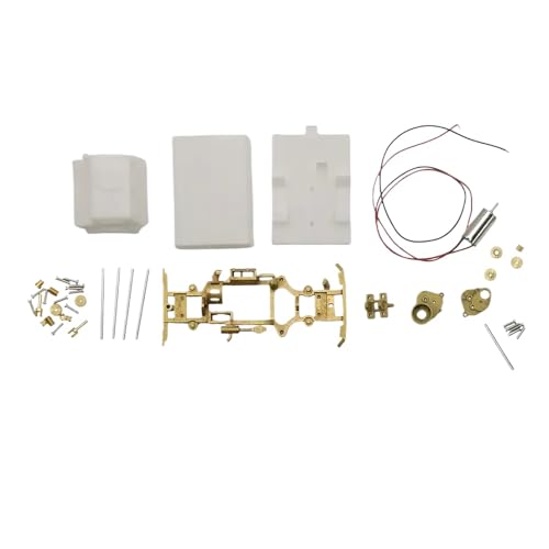 BritBolt DS87E06 4WD Unimog Style Metal Chassis DIY kompatibel mit 1 10 -Skala -RC -Autos DAS87 Modellgebäude -Set kompatibel von BritBolt