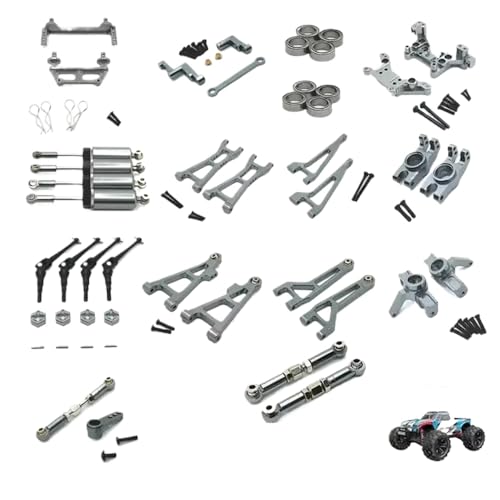 BritBolt Ersatzteile 16207 16208 16209 16210 H16H Modifizierte RC -Driftauto -Steuerung Remote -Autos Metall -Upgrade -Zubehör kompatibel mit Fernbedienungsfahrzeugen(16208-T-967) von BritBolt