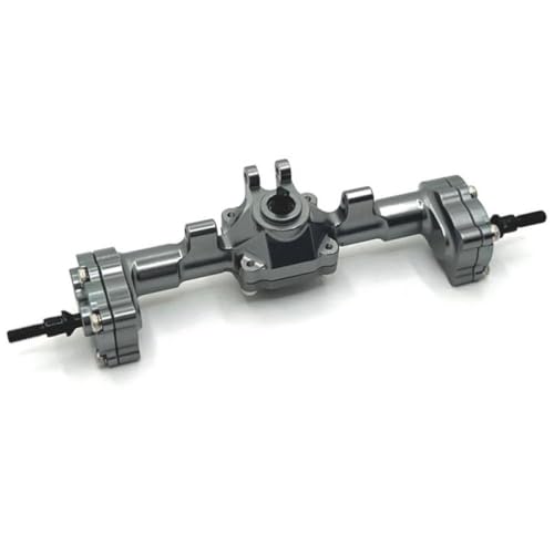 BritBolt FMS 1/24 RC -Autometal -Portal -Achsen -Achsen -Vorder- und Hinterachse -Upgrade -Teile, die mit 1/24 RC -Modellen kompatibel sind(Rear Grey) von BritBolt