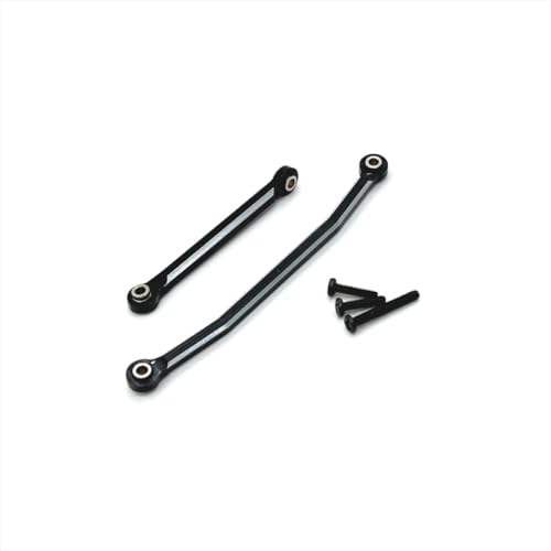 BritBolt FMS 1 24 xq RC -Auto -Frontachse Lenkung Servo -Stange Metallersatz Teil kompatibel mit 1 24 -Skala -Fernbedienungsfahrzeugen(Black) von BritBolt
