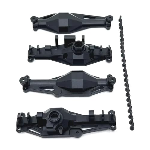 BritBolt H12Y H12Y+ 1/12 RC Crawler Car Upgrade Teile vorne Metallachse Gehäuse mit 1/12 Skala Crawler -Fahrzeugen kompatibel(Front and Rear Black) von BritBolt