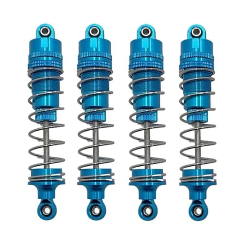 BritBolt HB Toys R1001 R1002 R1003 4PCS Metallöl -Stoßdämpfer Dämpfer -Upgrade -Teile für 1 10 -Skala RC -Auto kompatibel mit verschiedenen Modellen(Blue) von BritBolt