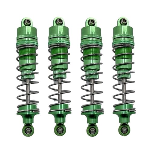BritBolt HB Toys R1001 R1002 R1003 4PCS Metallöl -Stoßdämpfer Dämpfer -Upgrade -Teile für 1 10 -Skala RC -Auto kompatibel mit verschiedenen Modellen(Green) von BritBolt