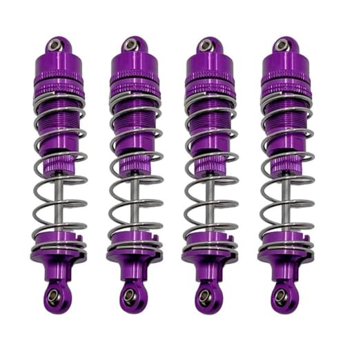 BritBolt HB Toys R1001 R1002 R1003 4PCS Metallöl -Stoßdämpfer Dämpfer -Upgrade -Teile für 1 10 -Skala RC -Auto kompatibel mit verschiedenen Modellen(Purple) von BritBolt