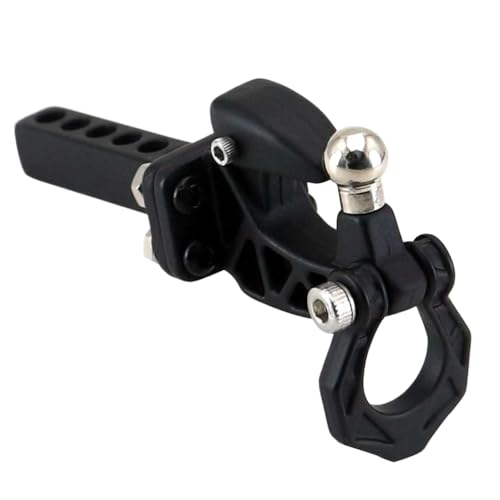 BritBolt Heck Stoßfänger -Schlepphaken -Haith -Haith -Empfänger für 1/8 1/10 Skala RC Crawler kompatibel mit verschiedenen Fahrzeugen mit fernstern(Black) von BritBolt