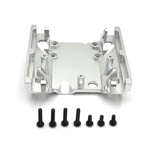 BritBolt Hyper Go H12Y H12Y 1/12 Skala RC-Autometall-Chassis-Upgrade-Teile mit rutschfeiner Plattengetriebe Getriebe Montage Basis-Spurkompatible Zubehör(Silver) von BritBolt