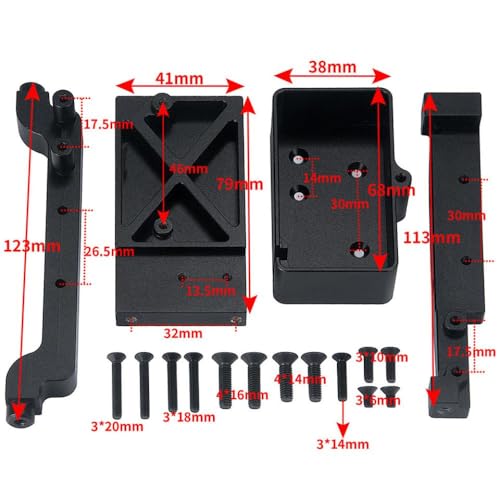 BritBolt Kompatible Empfängerelektronikbox für 1/6 -Skala RC Crawler Upgrade Teile SCX6 AXI05000 RC -Auto von BritBolt