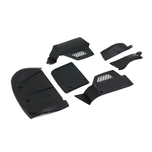 BritBolt Kompatible Herbstwiderstand Körperschale für 1 5 Skala 5ive trofun rovan lt King Motor X2 RC -Autoteile ohne Rollkäfig(Black) von BritBolt