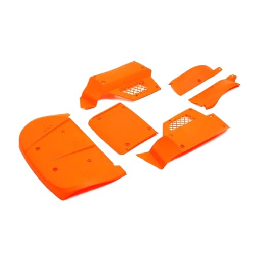 BritBolt Kompatible Herbstwiderstand Körperschale für 1 5 Skala 5ive trofun rovan lt King Motor X2 RC -Autoteile ohne Rollkäfig(Orange) von BritBolt
