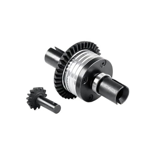 BritBolt Kompatible -Metallmetall -Vorder- und Hinterdifferential -Zahnrad -Set Universal Fit für 1 5 -Skala Rovan Rofun F5 RF5 4WD auf Straßenmodellen ähnlich wie MCD XS5(Silver with Gear 13T) von BritBolt