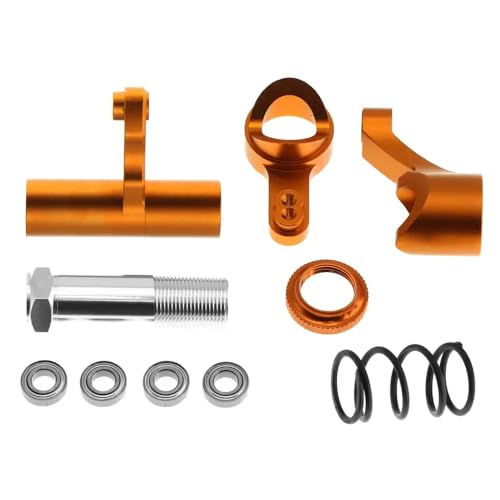 BritBolt Lenkbecher Lenkerbaugruppe Motor Mount -Kit Metallzubehör für 1 7 Skala RC -Auto -Upgrade -Teile, die mit ZD Racing DBX 07 EX 07 Models DBX07 EX07 kompatibel sind(Steering Assembly) von BritBolt