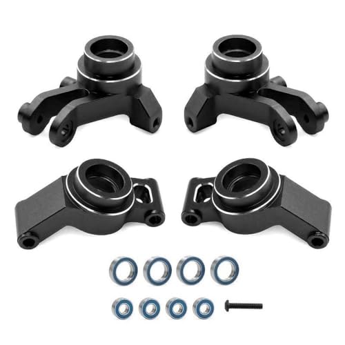 BritBolt Lenkblöcke Stubachse -Träger 10734 10751 kompatibel mit MAXX XRT -Modellen Aktualisieren Sie Teile für RC -Autoszubehör(1 Set Black) von BritBolt