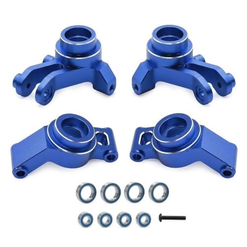 BritBolt Lenkblöcke Stubachse -Träger 10734 10751 kompatibel mit MAXX XRT -Modellen Aktualisieren Sie Teile für RC -Autoszubehör(1 Set Blue) von BritBolt