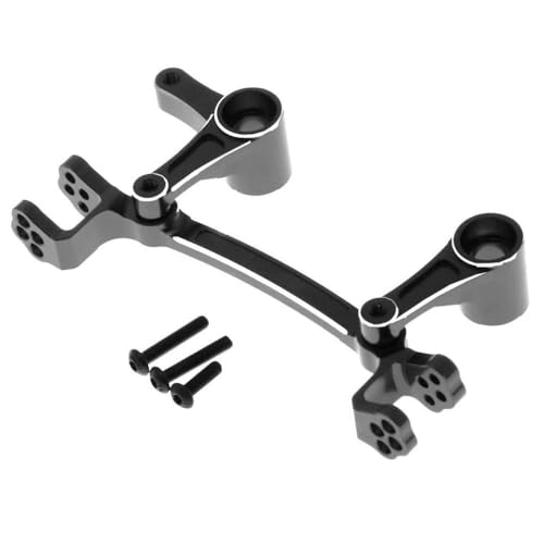 BritBolt Lenks Bellcrank Metall -Upgrade -Teil kompatibel mit 1 8 Mojave 4S 4x4 RC -Lenkungsbaugruppe(Black) von BritBolt