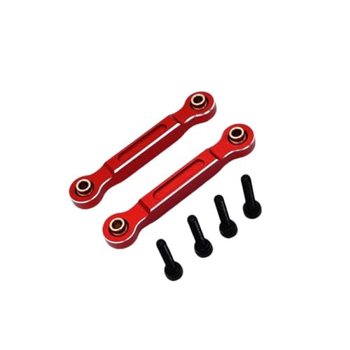BritBolt Lenkung der Metalllenkstablenker 14211 Upgrade -Teile für 1 14 -Skala -RC -Autos, die mit verschiedenen Modellen kompatibel sind(Red) von BritBolt